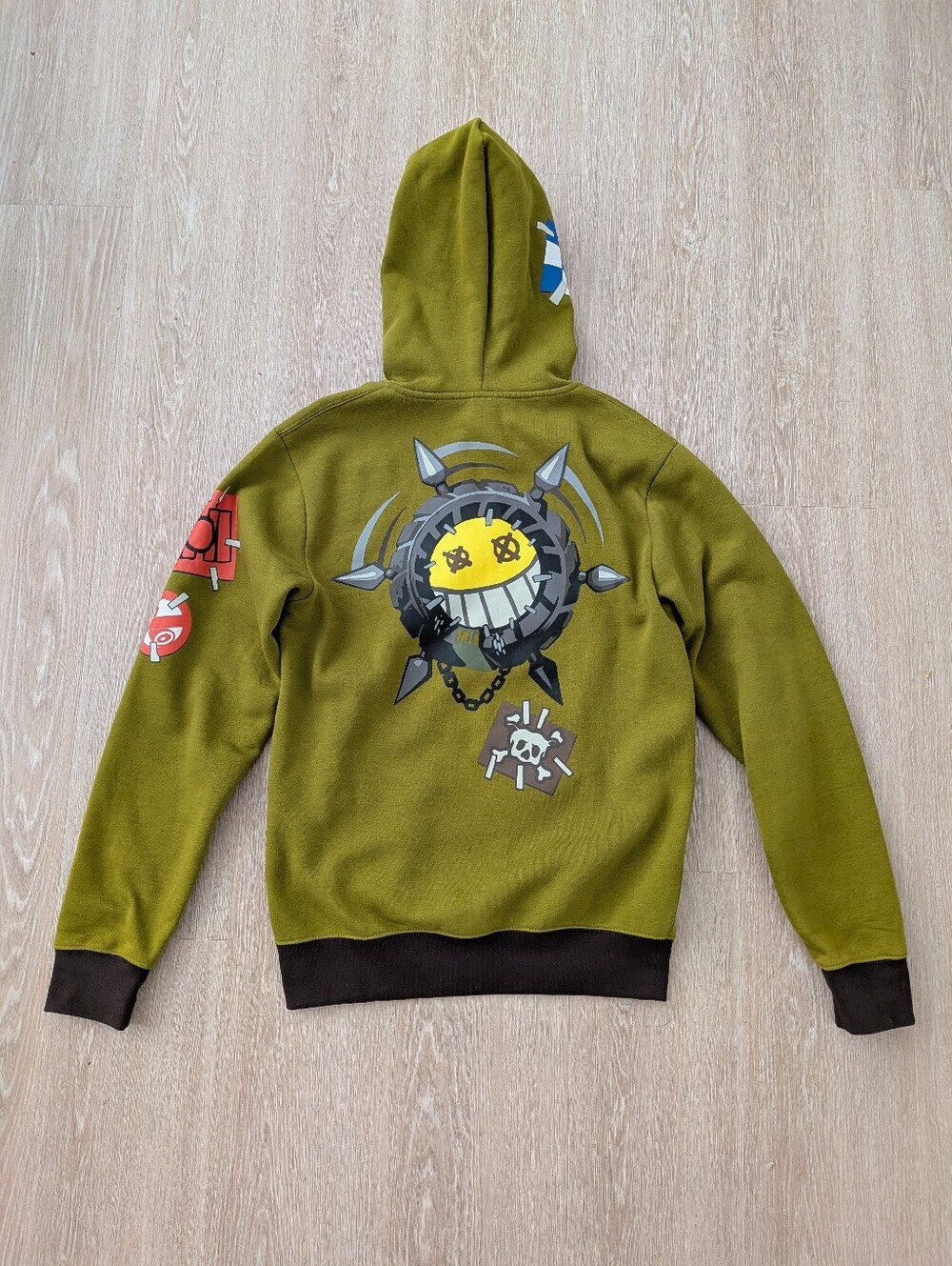 JINX Hoodie Men's Small Overwatch Junkrat Full Zip
